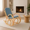 Fotel bujany M41, fotel obrotowy Fotel TV, lite drewno ~ Podgląd zdjęcia produktu 9