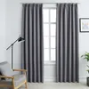 vidaXL Zatemňujúce závesy s háčikmi 2ks. Šedé 140x245cm Náhľad obrázku produktu 2
