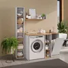 Waschmaschinenschrank Vicco Viktor Weiß/Artisan-Eiche 93.6 Produktbild-Vorschau 6