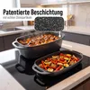 STONELINE® cocotte Gris 40x22 cm | avec couvercle Voir les images du produit 4