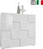 Credenza - MILANO - 2 ante - Laccato lucido bianco - 121 x Anteprima dell’immagine prodotto 17