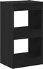 Möbel Bücherregal/Raumteiler Schwarz Eiche 40x30x71,5 cm - Produktbild-Vorschau 2