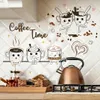 GKA Wandtattoo 5 lustige Kaffeetassen Coffee Time 70 cm für Produktbild-Vorschau 2