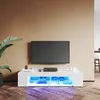 Szafka pod telewizor SONNI biała wysoki połysk 135 x 39 x Podgląd zdjęcia produktu 2