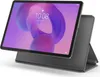 A tablet with a folio case is shown in a studio setting against a white background. Produktbild-Vorschau