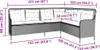 VidaXL 369005, Ciemny Szary, 110 kg, 2210 mm, 1630 mm, 900 Podgląd zdjęcia produktu 8