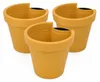 Benza Regenrohr Blumentopf Ockergelb – 3er-Set – Ø 23,5 x Produktbild-Vorschau 3