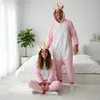 Pyjama Onesie Kigurumi Kostüm Verkleidung Rosa Einhorn XL: Produktbild-Vorschau 3