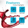 Intirilife 2x Wein Glas mit moderner Kante - 470 ml Produktbild-Vorschau 3