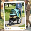 Wózek dla psa PawHut Jogger Dog Buggy składany dla małych Podgląd zdjęcia produktu 3