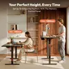 Two people using standing desks in a modern office or home setting. Produktbild-Vorschau