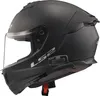 LS2 FF808 Stream II Helm, schwarz matt, XS (53/54) Produktbild-Vorschau 3