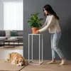 DanDiBo Blumenhocker Metall Weiß Eckig 70 cm Blumenständer Produktbild-Vorschau 3