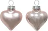 Christbaumschmuck Herzen 4cm Glas 12 Stück - Puderrosa Produktbild-Vorschau 1