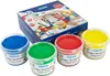 4 Fingermalfarben / Fingerfarben Set / 4x 100ml rot, blau, Produktbild-Vorschau 5