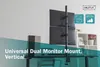 DIGITUS DA-90438 Braccio universale per doppio monitor, Anteprima dell’immagine prodotto 2