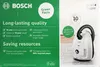 Bosch BGL38WH2 Serie4 Beutelstaubsauger mit Kabel 4L 600W Produktbild-Vorschau 4