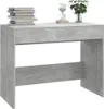 vidaXL Stôl betón sivý 101x50x76,5 cm odvodený drevený Náhľad obrázku produktu 4