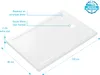 Receveur De Douche A Poser Extra-Plat En Acrylique Blanc Voir les images du produit 4