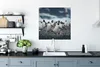 MuchoWow® Poster Adeliepinguine am Strand 75x75 cm - Wand Produktbild-Vorschau 3
