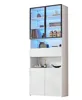 Sweiko 70x30x200cm Vitrine,Vitrinenschränke Mit Schubladen Produktbild-Vorschau 10