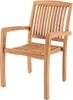 A wooden garden chair. Produktbild-Vorschau