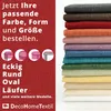 DecoHomeTextil Leinen Optik Tischdecke Dunkelrot Eckig 90 x Produktbild-Vorschau 3