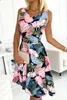 Numoco Geblümtes Kleid für Frauen Menbe dunkelblau M Produktbild-Vorschau 3