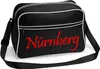 multifanshop Retrotasche - Nürnberg - Schriftzug, Produktbild-Vorschau 1