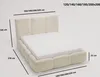 Čalouněná postel 180x200 cm Merkad – sametová postel, Náhled obrázku produktu 7