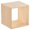 Astigarraga 1 Würfel Massivkiefer Modulares Regal Braun  Produktbild-Vorschau 2