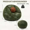 HOMMPA Jednoosobové křeslo s polštářem a podnožkou, Náhled obrázku produktu 10