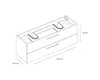 Differnz Waschbeckenunterschrank Somero BxHxT 120 x 45 x 38 Produktbild-Vorschau 6