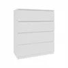 Kommode Schrank AVEN 80cm, Aktenschränke mattweiß, 4 Produktbild-Vorschau 3