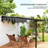 Outsunny Terrassendach Pergola ca. 3x3m Terrassendachung, Produktbild-Vorschau 5