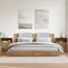 vidaXL Nočné stolíky 2 ks. Artisan dub 50x32x60 cm materiál Náhľad obrázku produktu 3