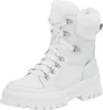 A white winter boot with fur lining. Podgląd zdjęcia produktu