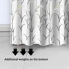 Duschvorhang180x180cm Anti-Schimme | Schilfblume Produktbild-Vorschau 6