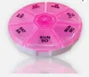 1 x Pillen-Box -Mini-, Ø 9 cm, 7 Tage, Farbe zufällig Produktbild-Vorschau 2