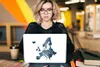 MuchoWow® Laptop Aufkleber Sticker Cover Karte von Europa - Produktbild-Vorschau 5