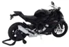 Lean Toys Moto sportiva in metallo con luci e suoni, nera, Anteprima dell’immagine prodotto 3