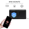 Frentree Portfel damski skórzany z ochroną RFID czerwony Podgląd zdjęcia produktu 5