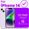 ORNARTO Kompatibel mit iPhone 14 Hülle 6,1 Zoll 2022 Produktbild-Vorschau 2
