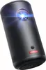 A black cylindrical projector with a blue light emanating from the lens. Náhled obrázku produktu