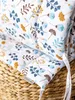 BLUMENWIESE Türkis Blau 100% Baumwolle 180 x 30 cm Produktbild-Vorschau 6