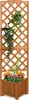 Relaxdays Pflanzkasten mit Rankgitter, HBT 180x55x51 cm, Produktbild-Vorschau 1