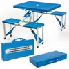 CASARIA® Camping Klapptisch Set mit 4 Stühlen Campingtisch Produktbild-Vorschau 1