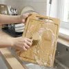 WELLHAUS 3er-Set rutschfeste Schneidebretter aus Holz XL L Produktbild-Vorschau 4