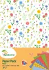 Avenue Mandarine 3x Paper Pack, Flowers - Mehrfarbig CC067C Produktbild-Vorschau 1