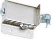 A close-up, studio shot of a metal cabinet hanger with screws. Náhľad obrázku produktu